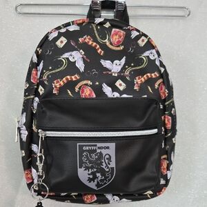 Harry Potter Gryffndor Mini Backpack w/bonus Pop Fidget Deathly Hallows